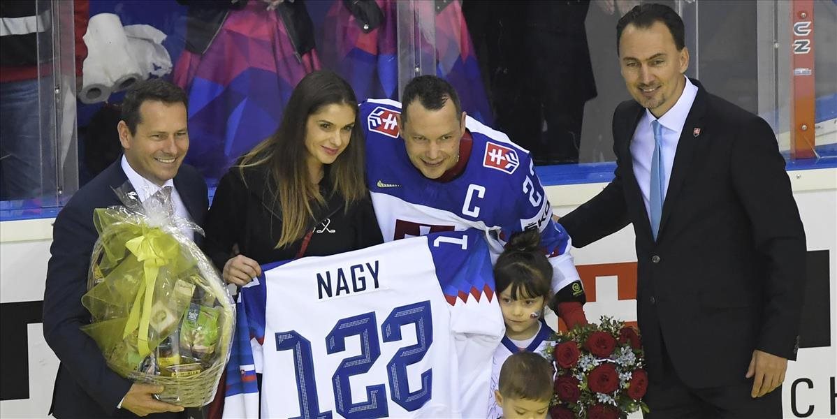 FOTO: Dojatý Nagy iba ťažko hľadal slová, je posledným reprezentantom zo zlatej generácie