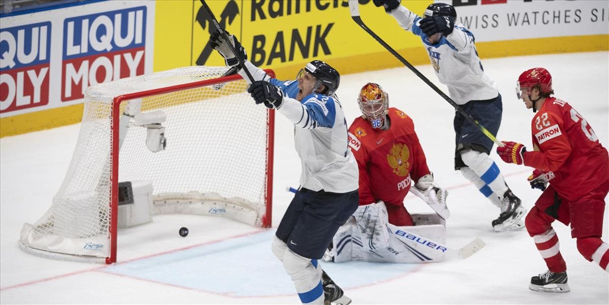 Favorizovaní Rusi nestačili na Fínov, ktorí si po 3 rokoch zahrajú opäť vo finále