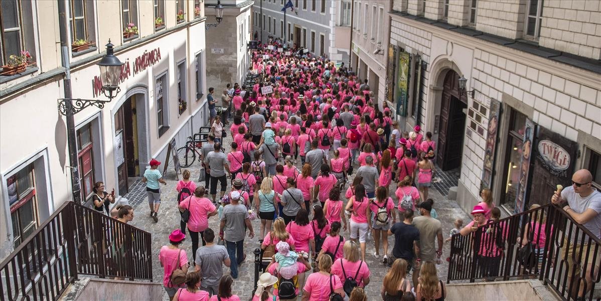Bratislava bude v sobotu pochodovať za zdravé prsia