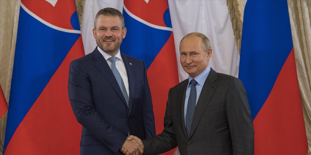 Ruský prezident a Peter Pellegrini sa stretli v Petrohrade