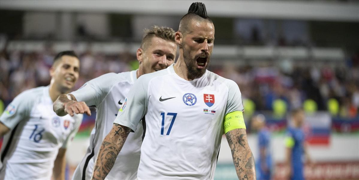 Slovensko zdolalo Azerbajdžan, Hamšík sa stal rekordným strelcom