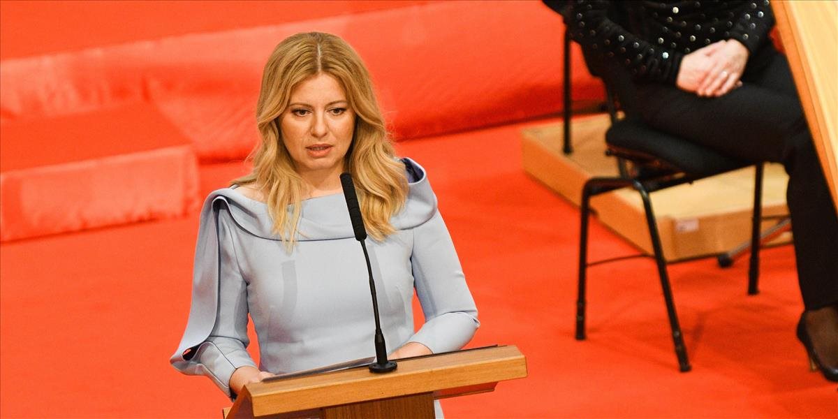 Nová prezidentka: Neprišla som vládnuť, ale slúžiť občanom a Slovensku