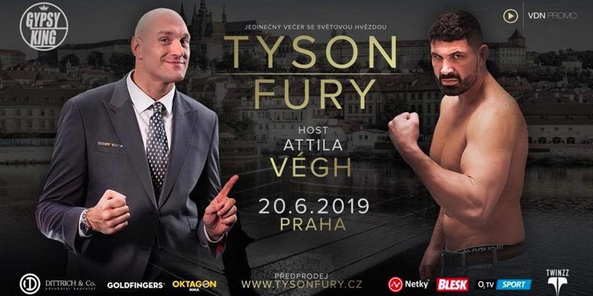 Už tento štvrtok sa Tyson Fury podelí s divákmi v Prahe o svoj životný príbeh