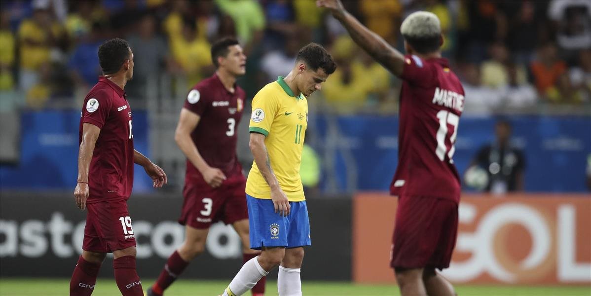 Domácu Brazíliu počas zápasu s Venezuelou vypískali aj fanúšikovia