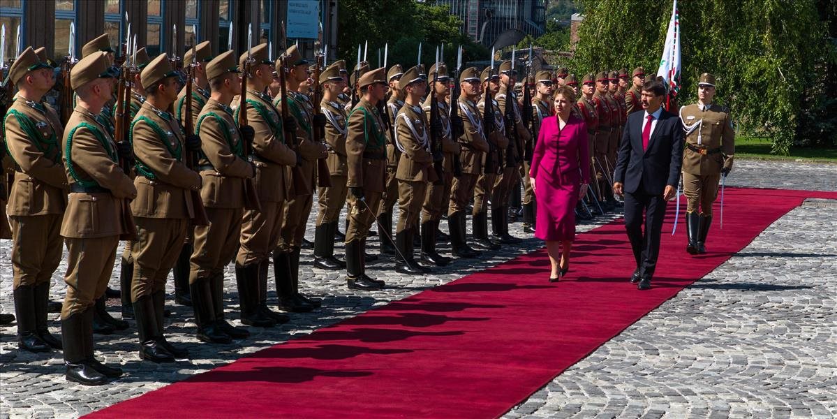 Prezidentka SR Zuzana Čaputová pricestovala do Budapešti na pozvanie maďarského prezidenta