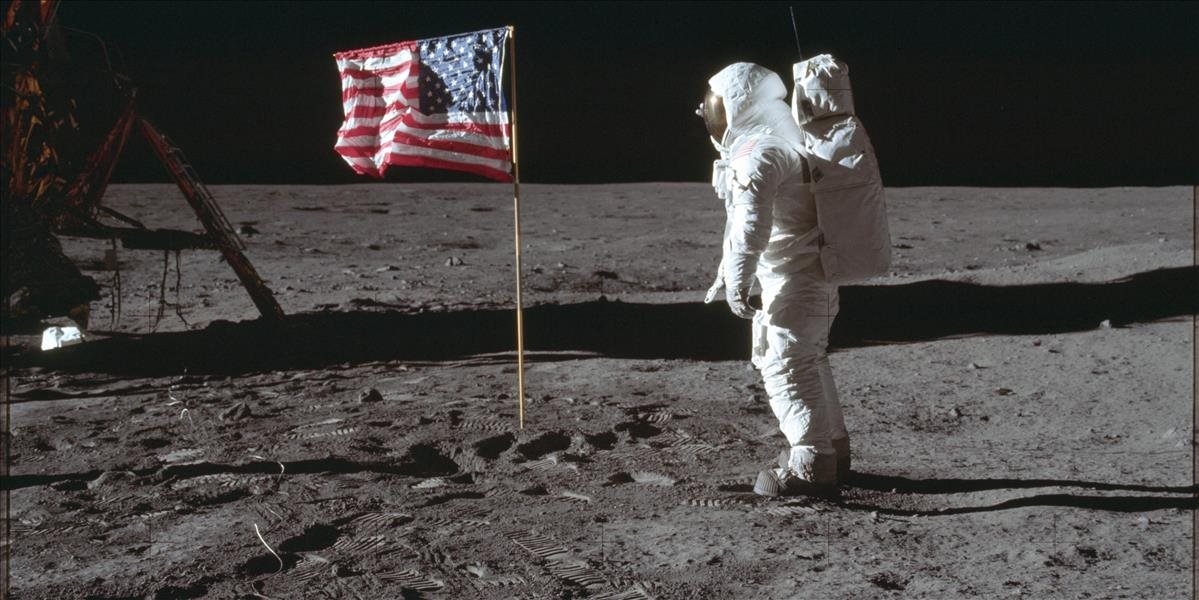 VIDEO USA si pripomenuli 50. výročie prvého pristátia človeka na Mesiaci