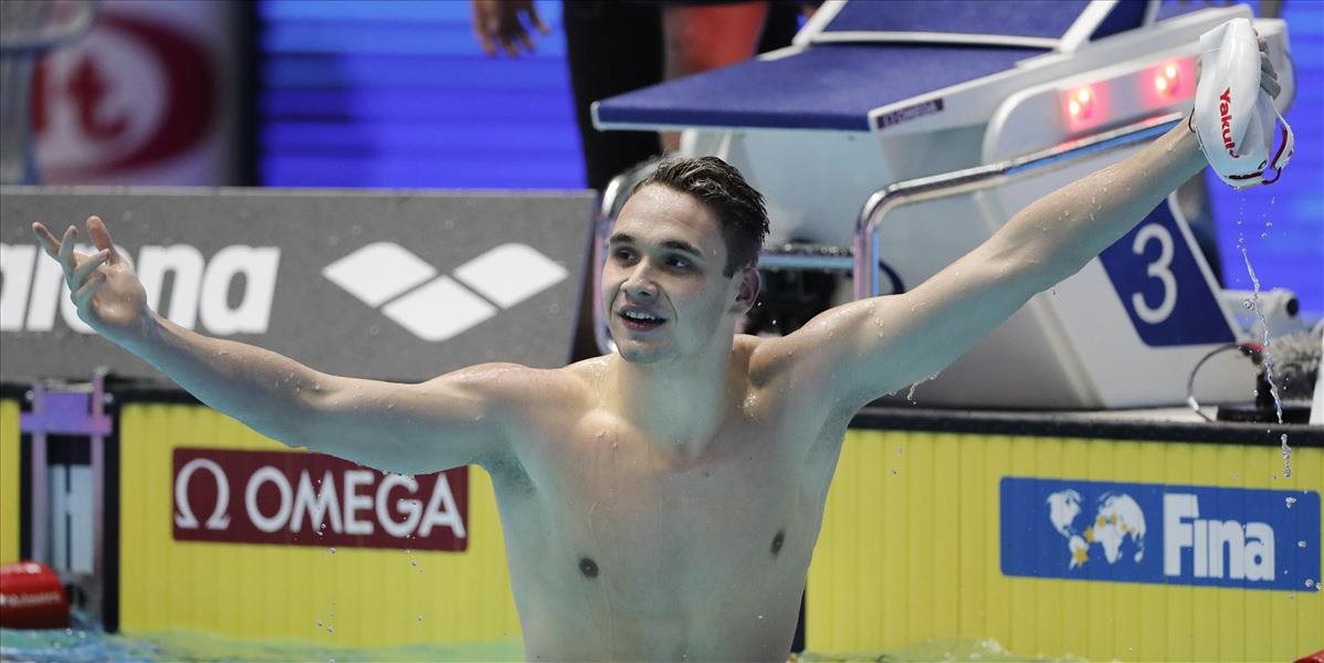 Na MS v plávaní padol svetový rekord, postaral sa o to len 17-ročný mladík
