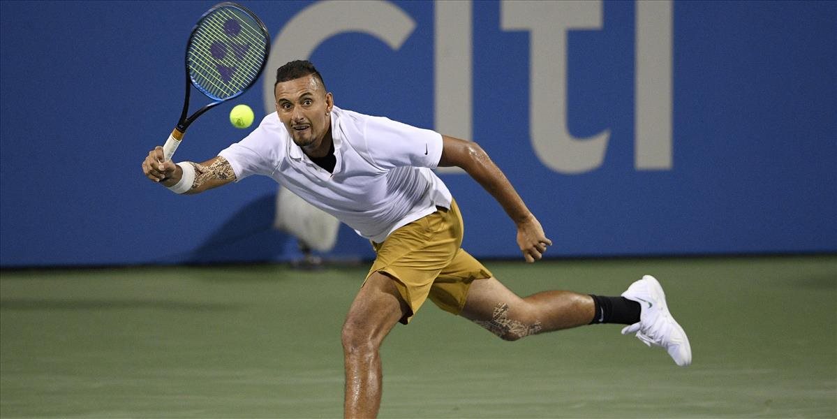 Kyrgios dal po víťazstve nad Gombosom fanúšičke pusu