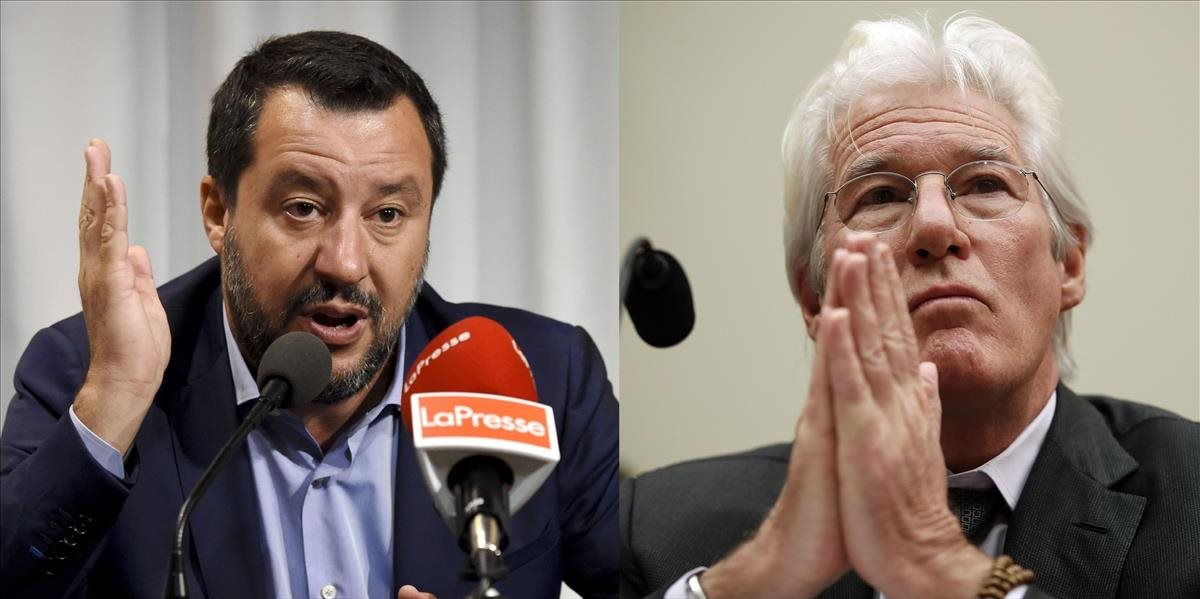 Zoberte si ich do Hollywoodu, odkázal Salvini Geremu po návšteve utečencov