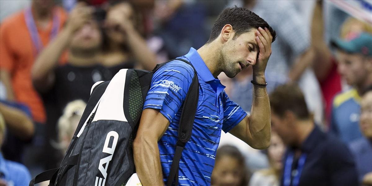 Novak Djokovič je po osemfinále US Open veľmi sklamaný