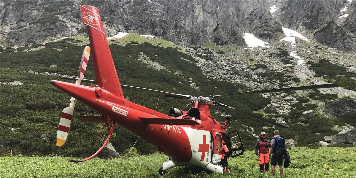 Leteckí záchranári pomáhali turistovi