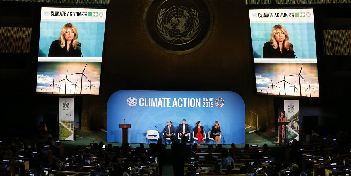 Prezidentka SR vystúpila v OSN na klimatickom summite