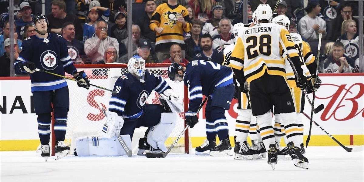 NHL: Pittsburgh po tretí raz v sezóne uštedril súperovi sedmičku,  tentoraz si to odniesol Winnipeg