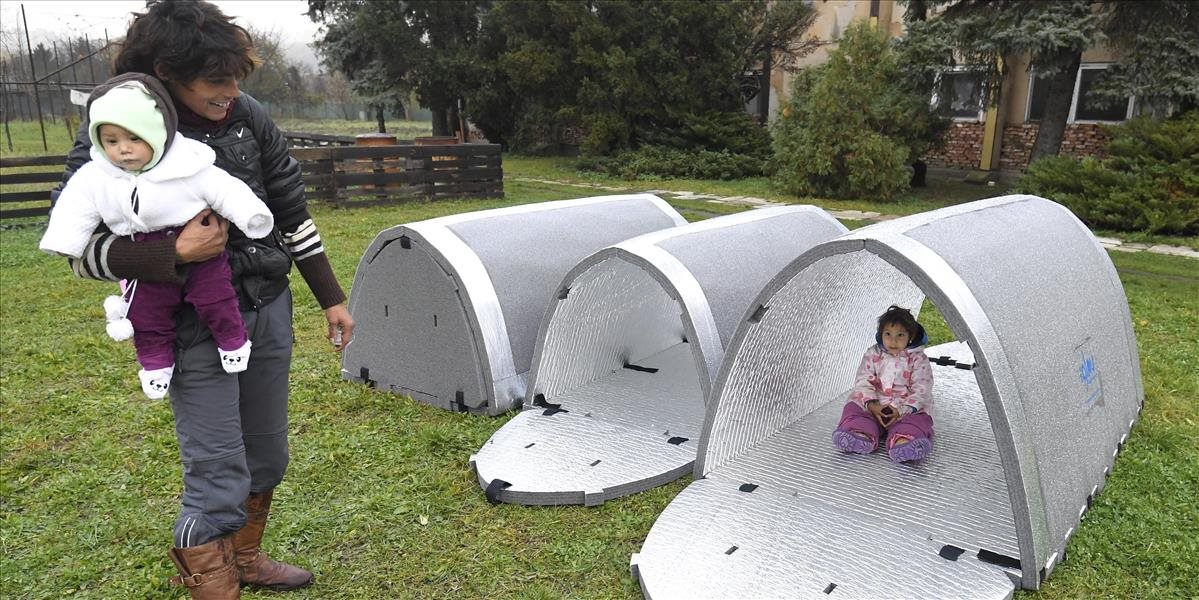 V Košiciach majú núdzové prístrešky pre bezdomovcov v tvare iglu