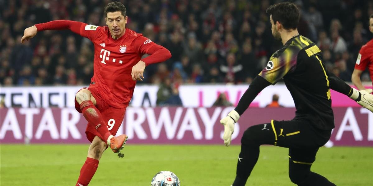 Bayern ovládol 'Der Klassiker', Lewandowski natiahol sériu