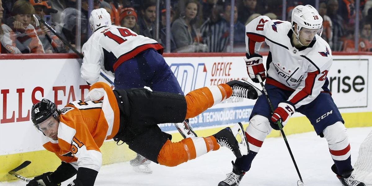 NHL: Washington uspel vo Philadelphii, Pánik bol strelecky najaktívnejší zo všetkých na ľade