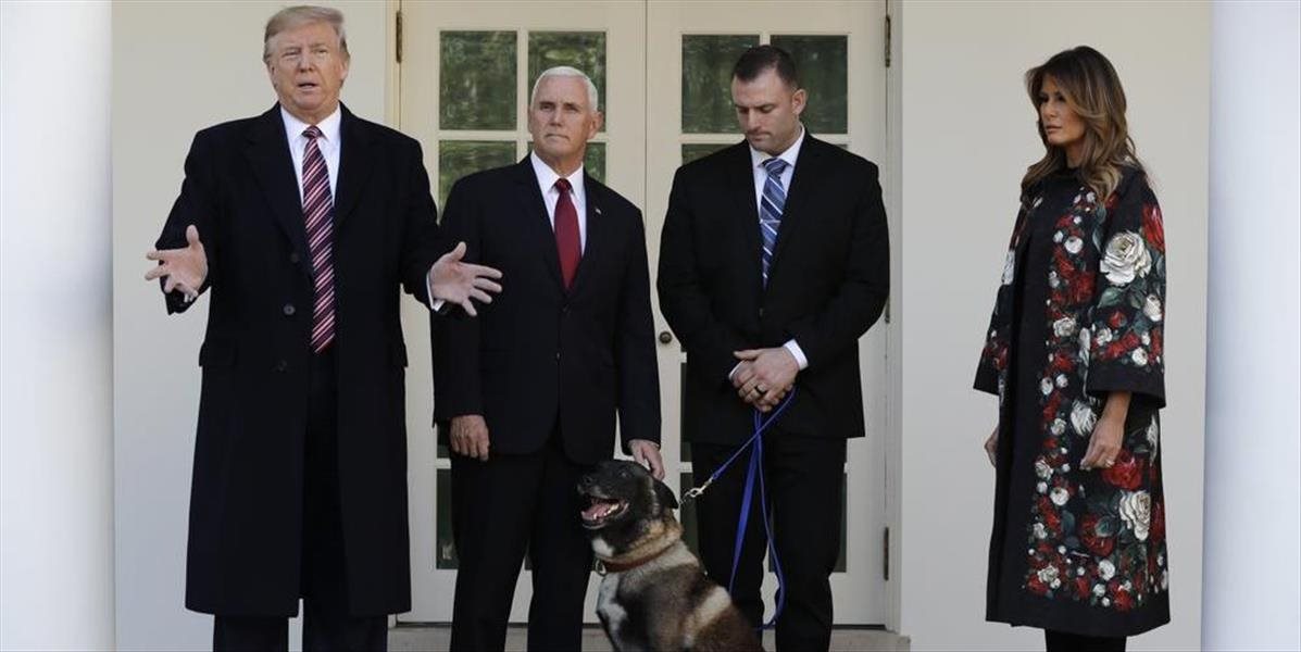 Armádny pes Conan dostal od prezidenta Trumpa medailu