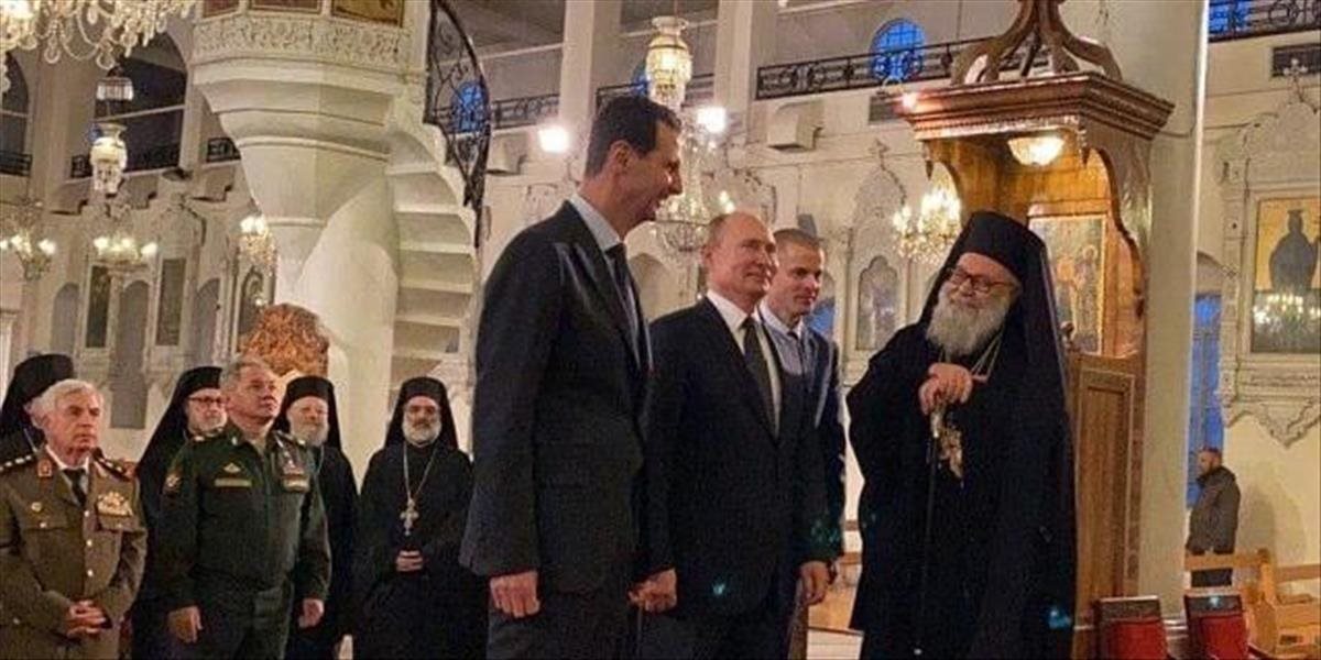 Vladimír Putin navštívil Sýriu na pravoslávne Vianoce