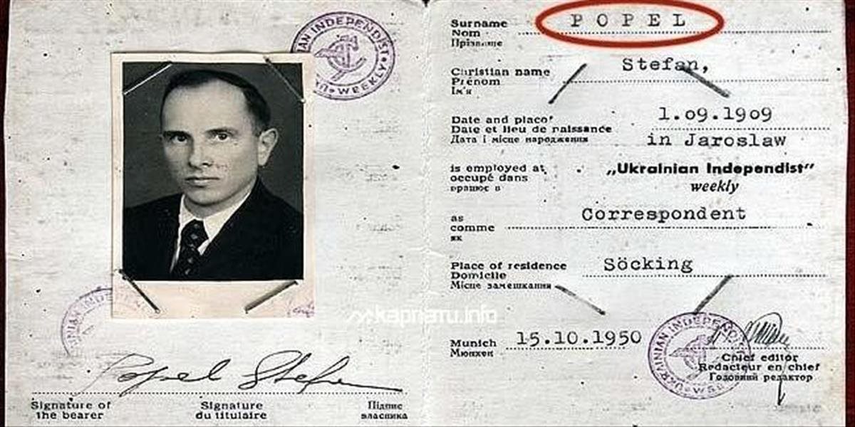 Americká CIA zverejnila tajné dokumenty o vodcovi ukrajinských nacistov