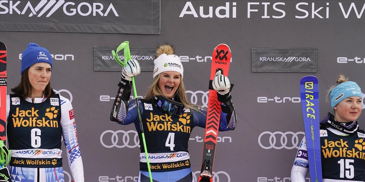 Vlhová druhým miestom znížila bodové manko na Brignoneovú