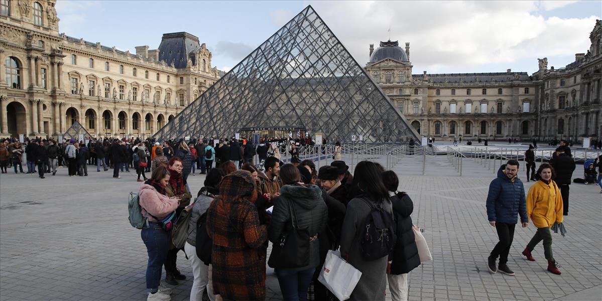 Obavy z koronavírusu si vynútili zatvorenie múzea Louvre