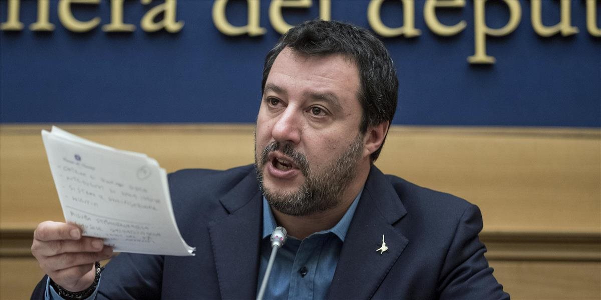 Salvini chce Taliansko brániť zubami nechtami
