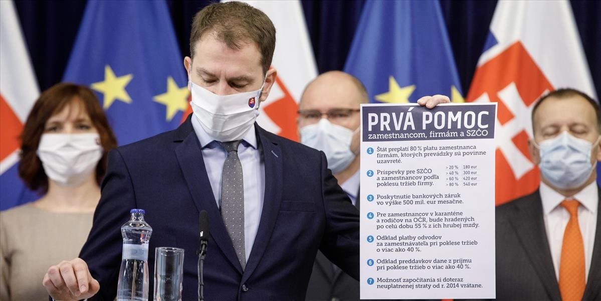 Vláda pripravila prvé rýchle opatrenia na pomoc slovenskej ekonomike