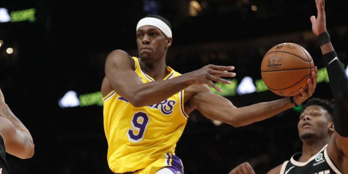 Rondo z LA Lakers si na tréningu zlomil palec, vynechá až 8 týždňov