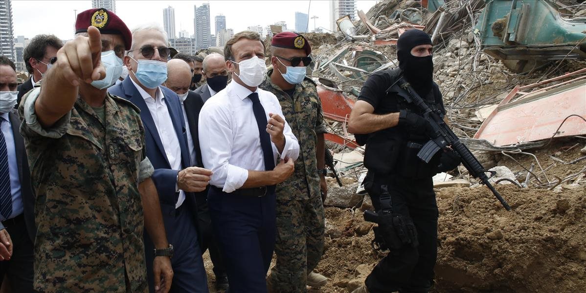 Francúzsky prezident vyzýva na medzinárodné vyšetrenie výbuchov v Bejrúte