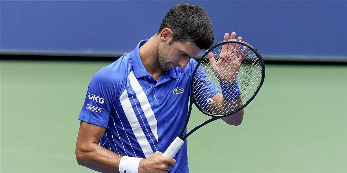 Djokovič berie svoj skrat na US Open ako lekciu do života