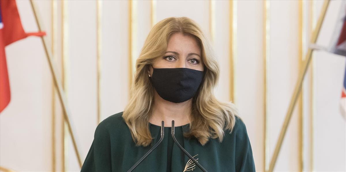 Prezidentka: Pre zvládnutie situácie je potrebné zlepšiť aj komunikáciu zo strany štátu