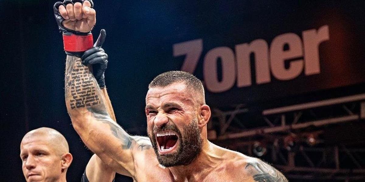 Oktagon MMA: Český bojovník Kozma obhájil titul šampióna welterovej váhy, víťazný triumf si zabezpečil aj Vémola
