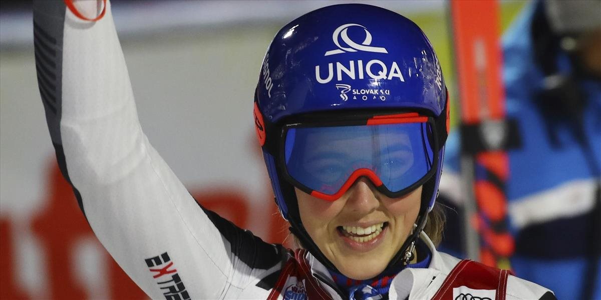Petra Vlhová zvíťazila v paralelnom obrovskom slalome, keď zdolala mladú Američanku