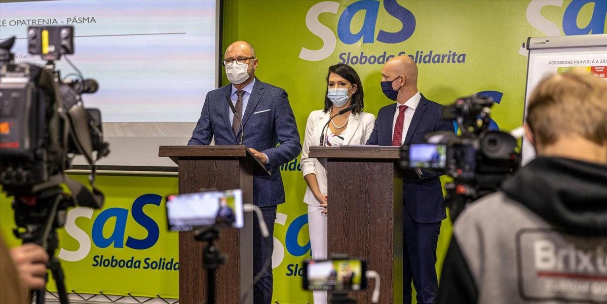 REPORTÁŽ: Koaličná SaS predstavila svoj plán obnovy, zamerať sa chce na 5 hlavných oblastí