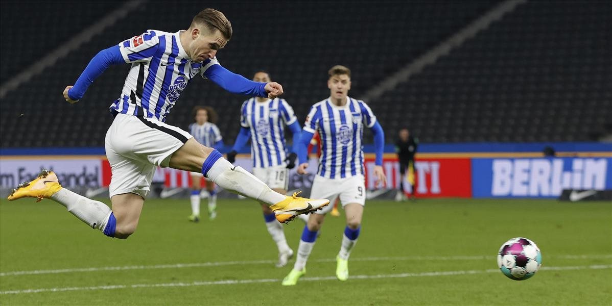 Pekárik naštartoval Herthu Berlín proti odvekému rivalovi, zaznamenal už tretí gól v sezóne