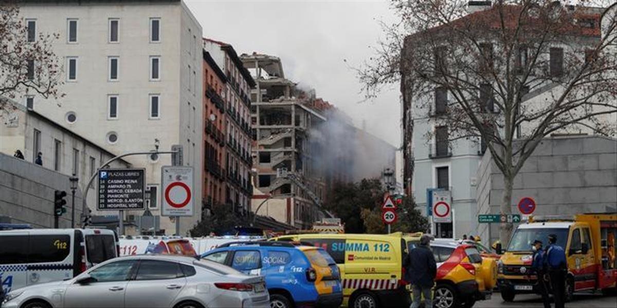 Výbuch v Madride si vyžiadal najmenej dve obete na životoch
