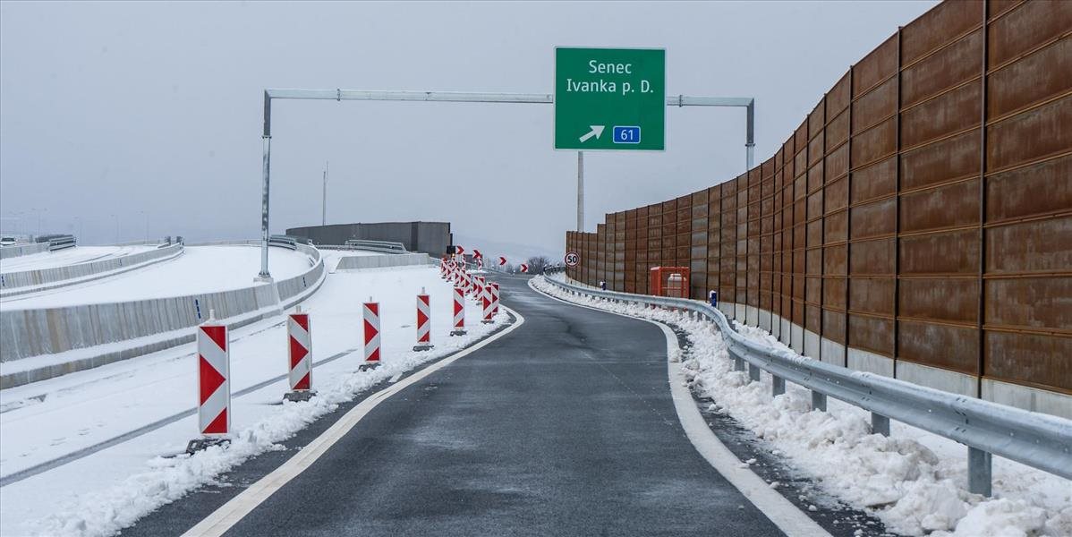 V Bratislave sa chystá otvorenie novej časti diaľničného obchvatu