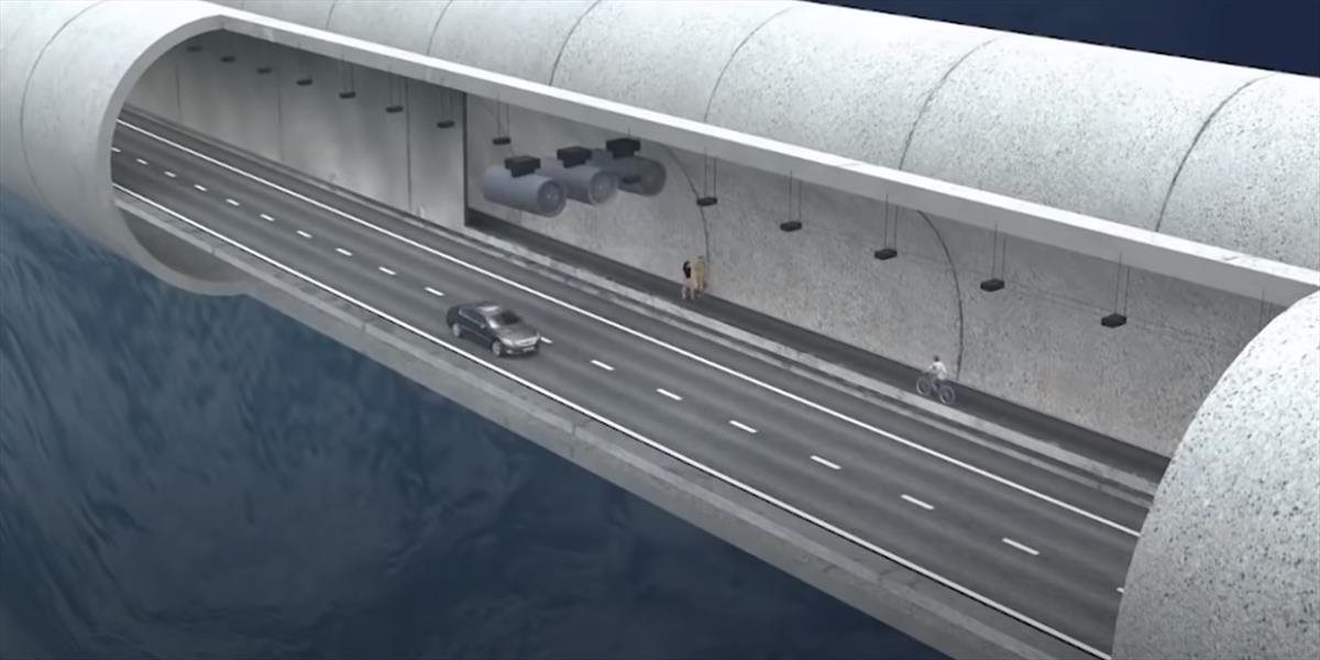 Nóri budujú diaľnicu s tunelom, ktorý sa nachádza 390 metrov pod vodou