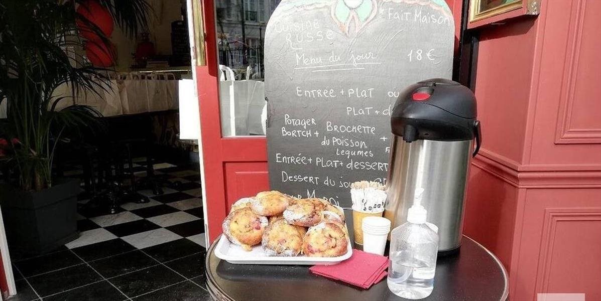 Ruská reštaurácia v Paríži ponúka študentom počas pandémie obedy zadarmo