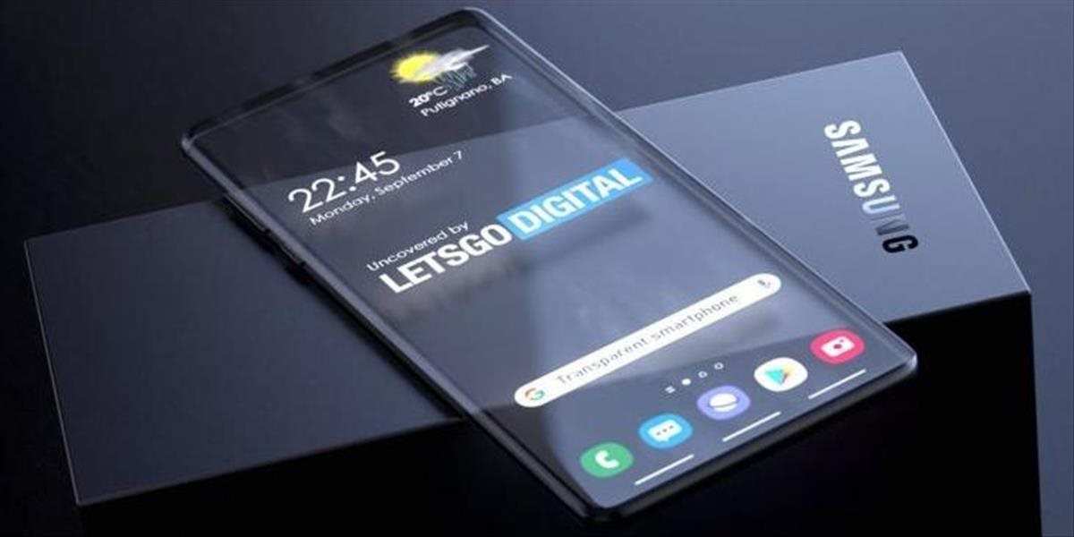 Samsung si patentoval priehľadný mobilný telefón. Bude zrejme vyzerať takto