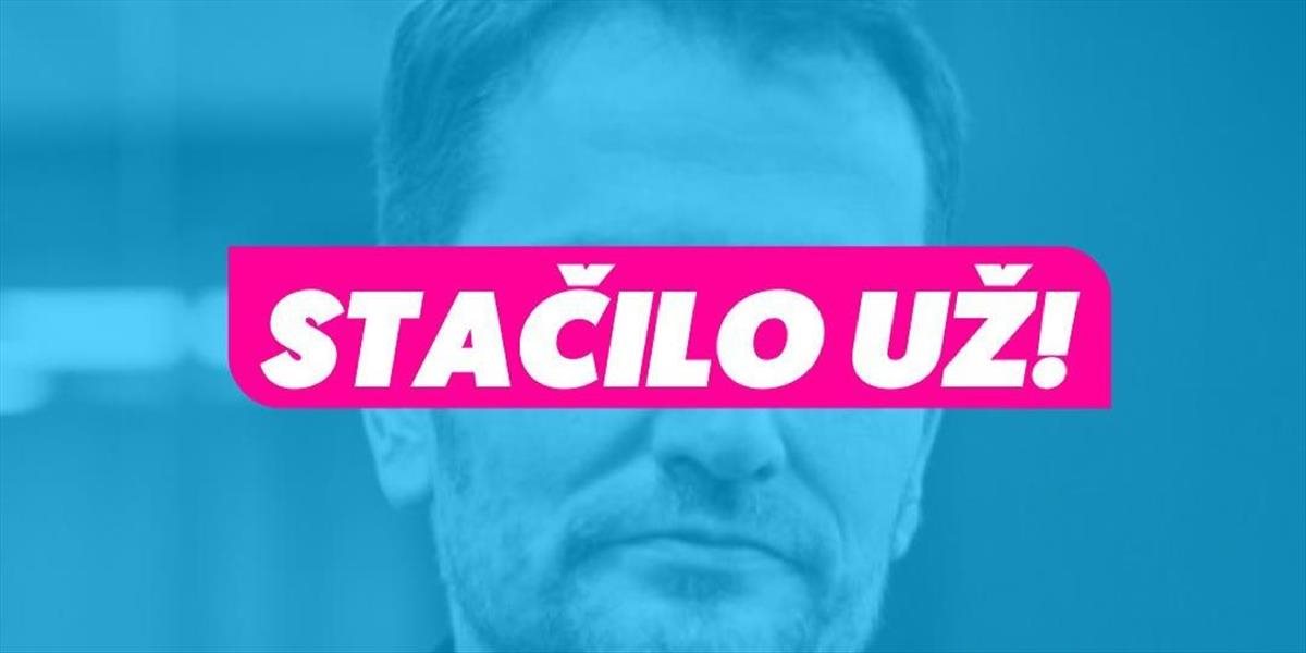 Na stránke hnutia Progresívne Slovensko hlasovalo za demisiu premiéra 30-tisíc ľudí