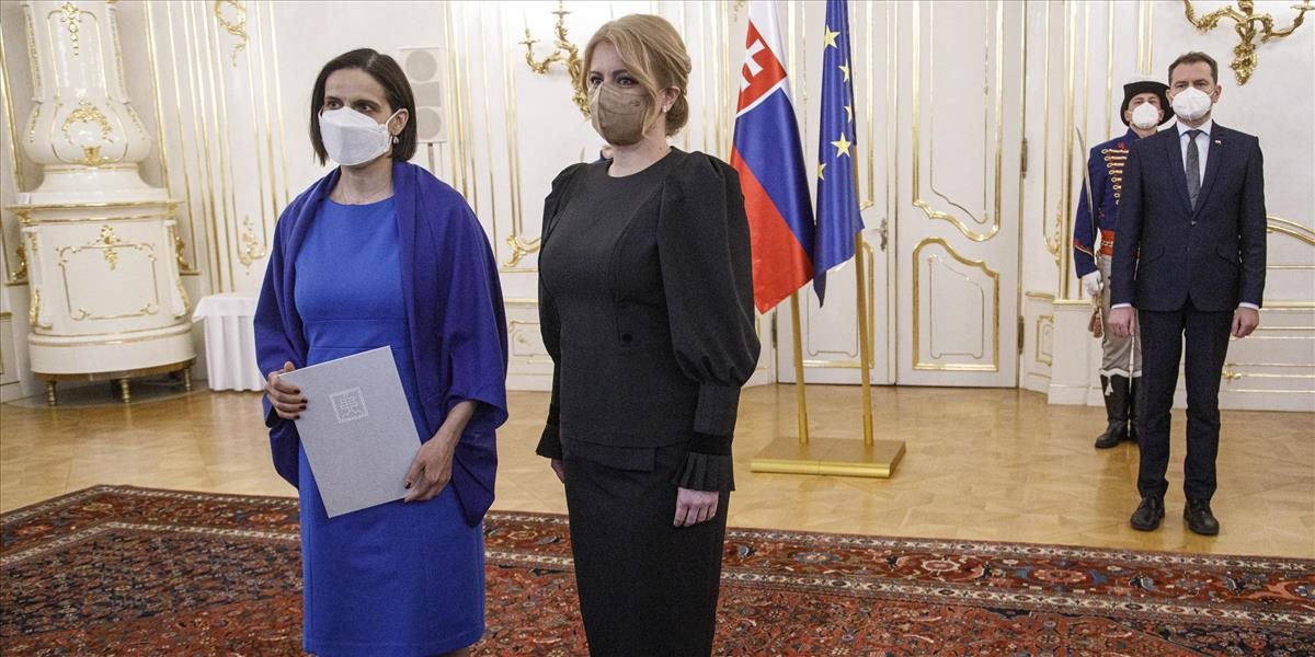 Prezidentka prijala demisiu ministerky spravodlivosti Márie Kolíkovej
