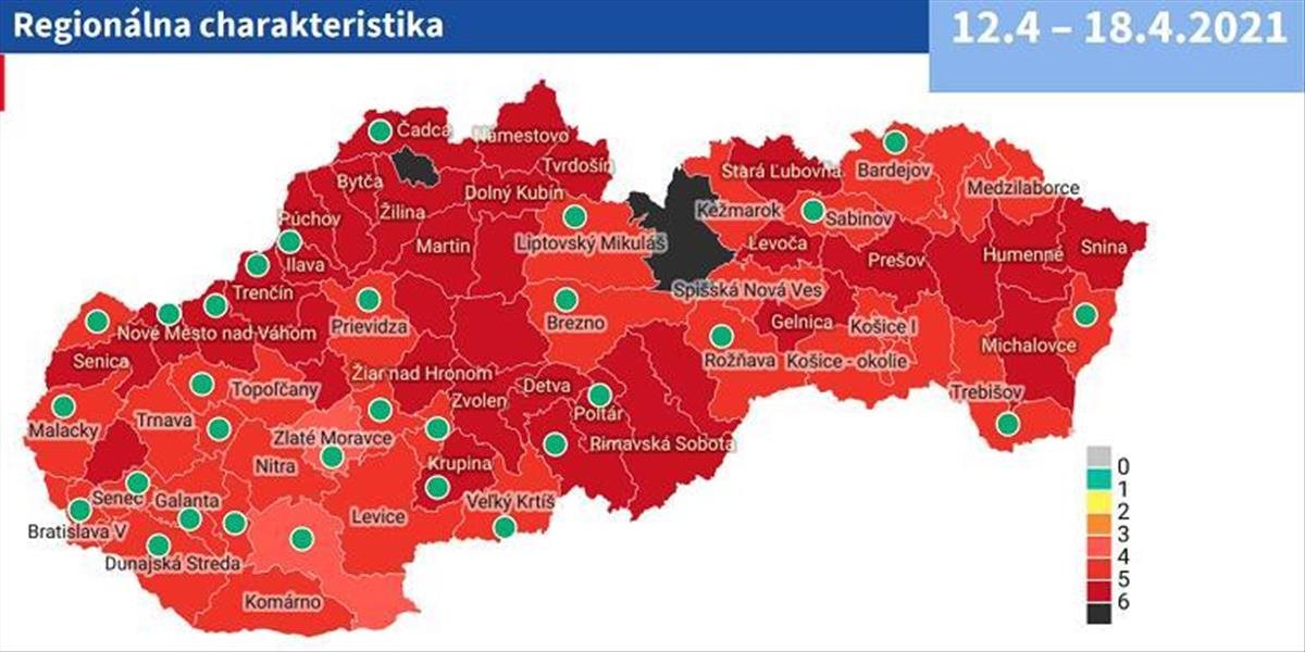 Od pondelka na Slovensku zostanú už len jediné dva čierne okresy. Pozrite sa ako vyzerá covid automat