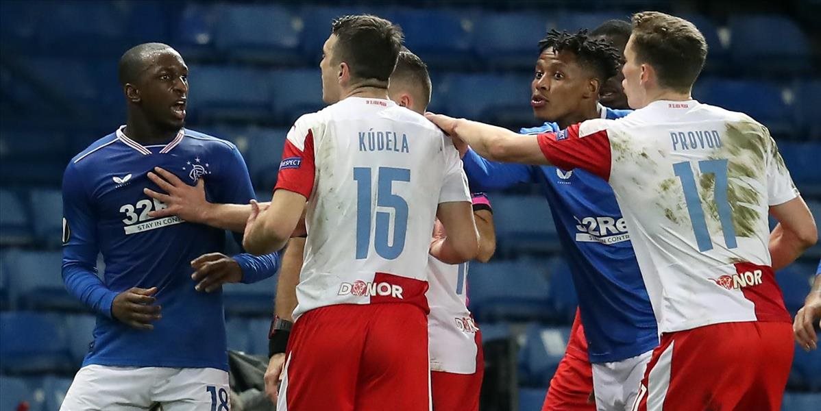 Kúdela zo Slavie už pozná svoj trest, UEFA potrestala aj hráča Glasgowu Rangers