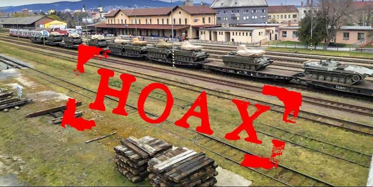 HOAX! Na Ukrajinu nesmeruje žiadna technika Ozbrojených síl SR