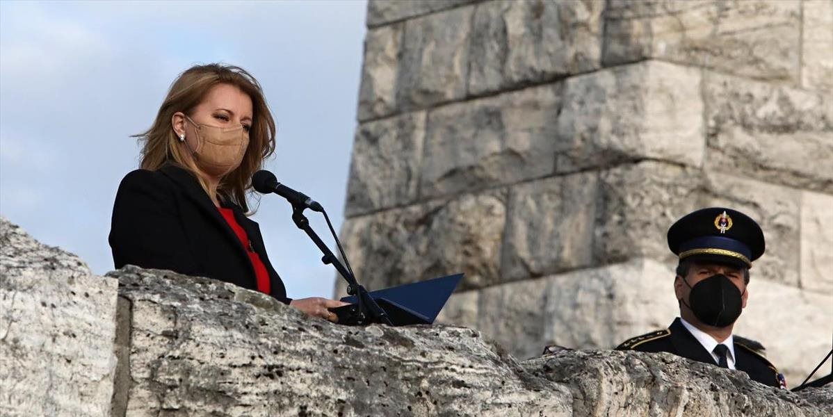 Zuzana Čaputová si v Brezovej pod Bradlom pripomenula pamiatku generála M. R. Štefánika