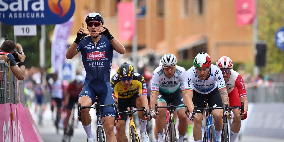 Peter Sagan to v druhej etape na Giro d'Italia vytiahol na skvelé piate miesto