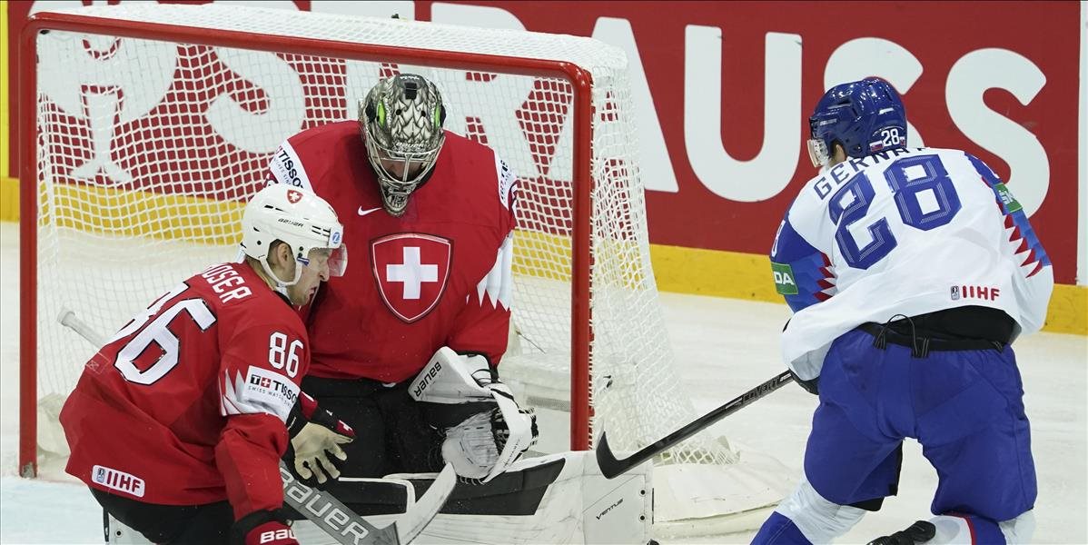 MS v hokeji: Online zápas Slovensko - Švajčiarsko
