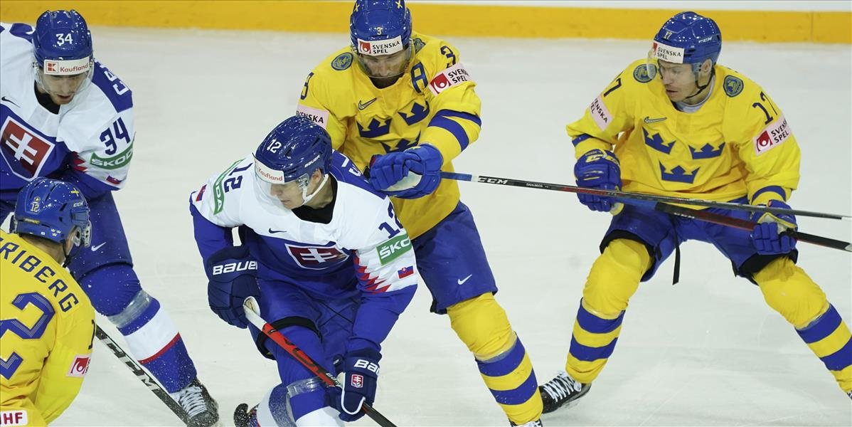 MS v hokeji: Online zápas Slovensko - Švédsko
