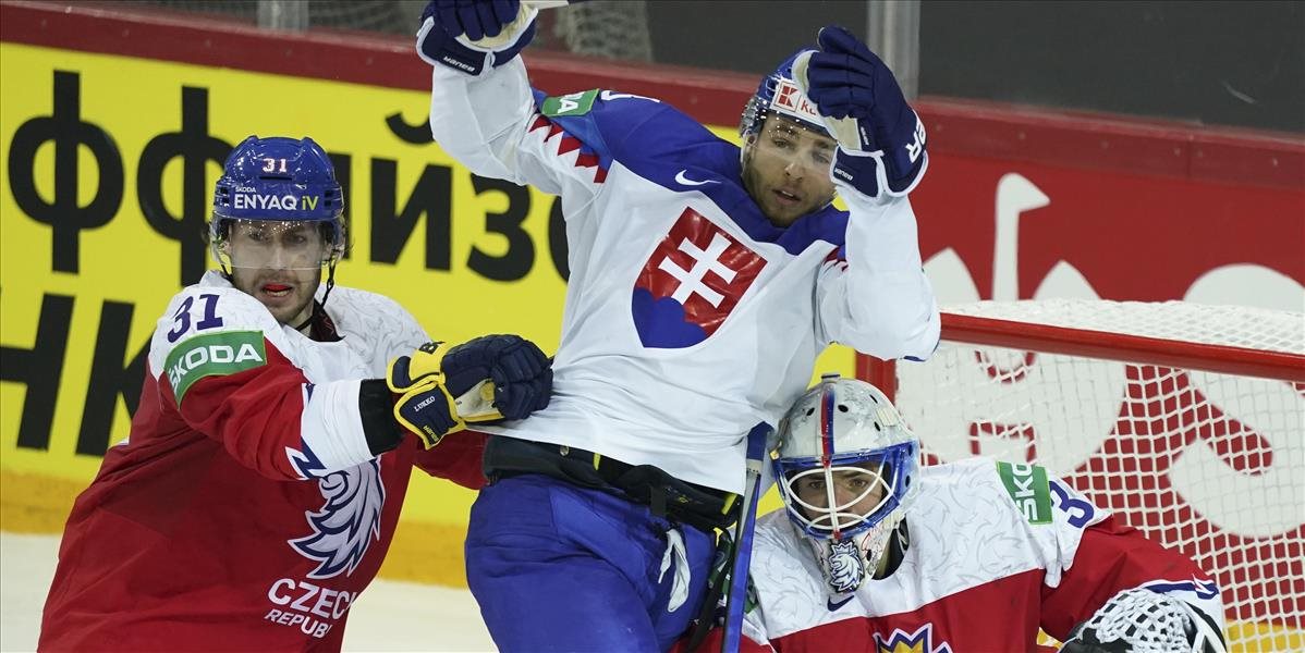 MS v hokeji: Prehra s Českom nás odsunula na štvrté miesto v skupine A, vo štvrťfinále nás čakajú Američania